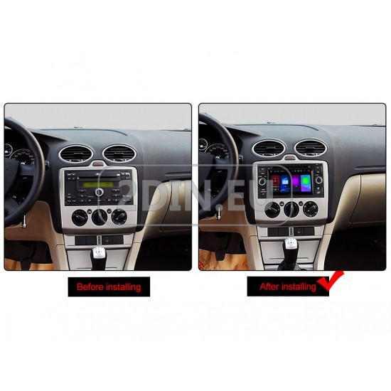 FORD - МУЛТИМЕДИЯ / Навигация android 16 DVD черна + DSP + CarPlay